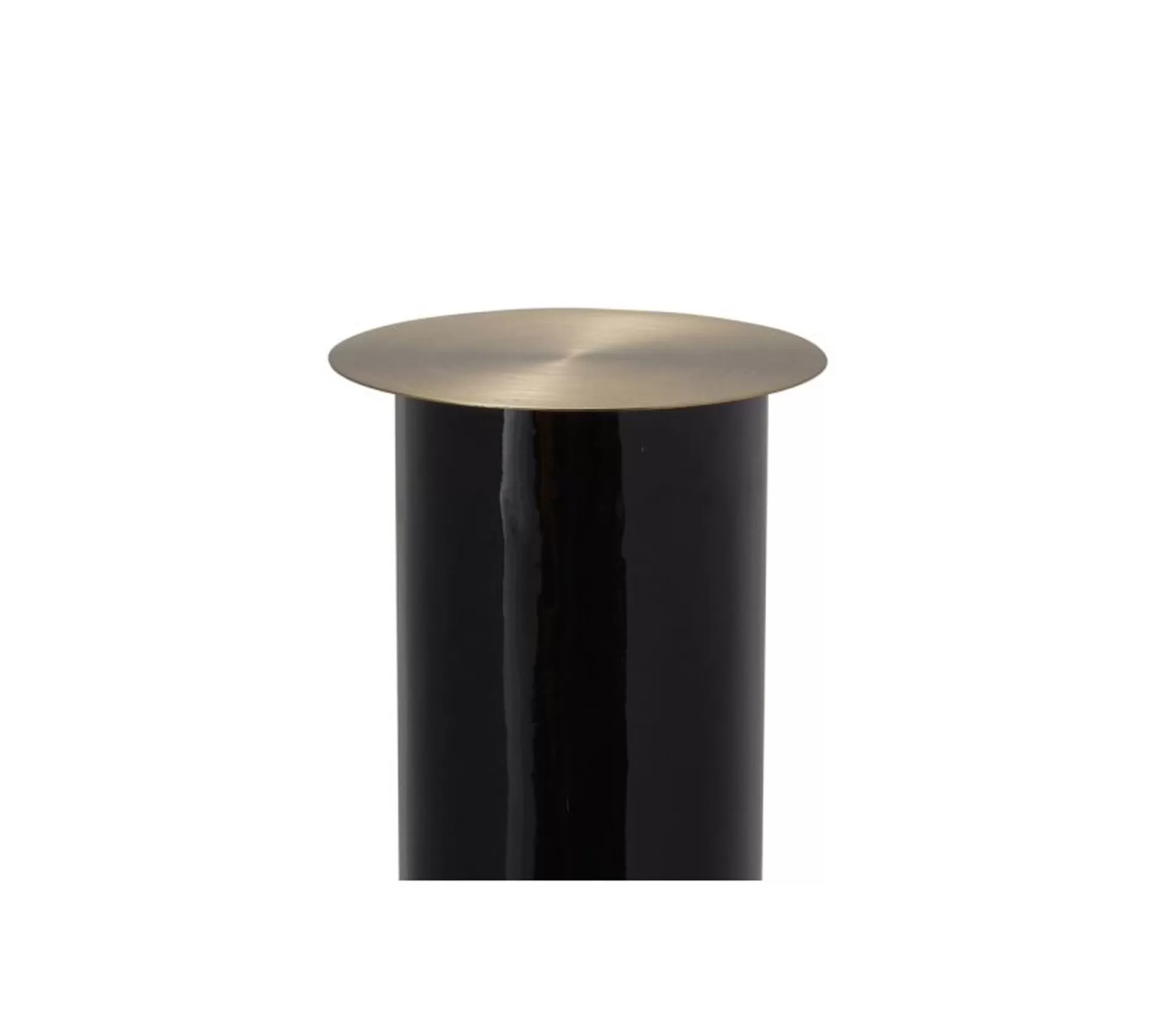 Clearance * Bougeoir De Sol "Colby" 70Cm Noir Et Or