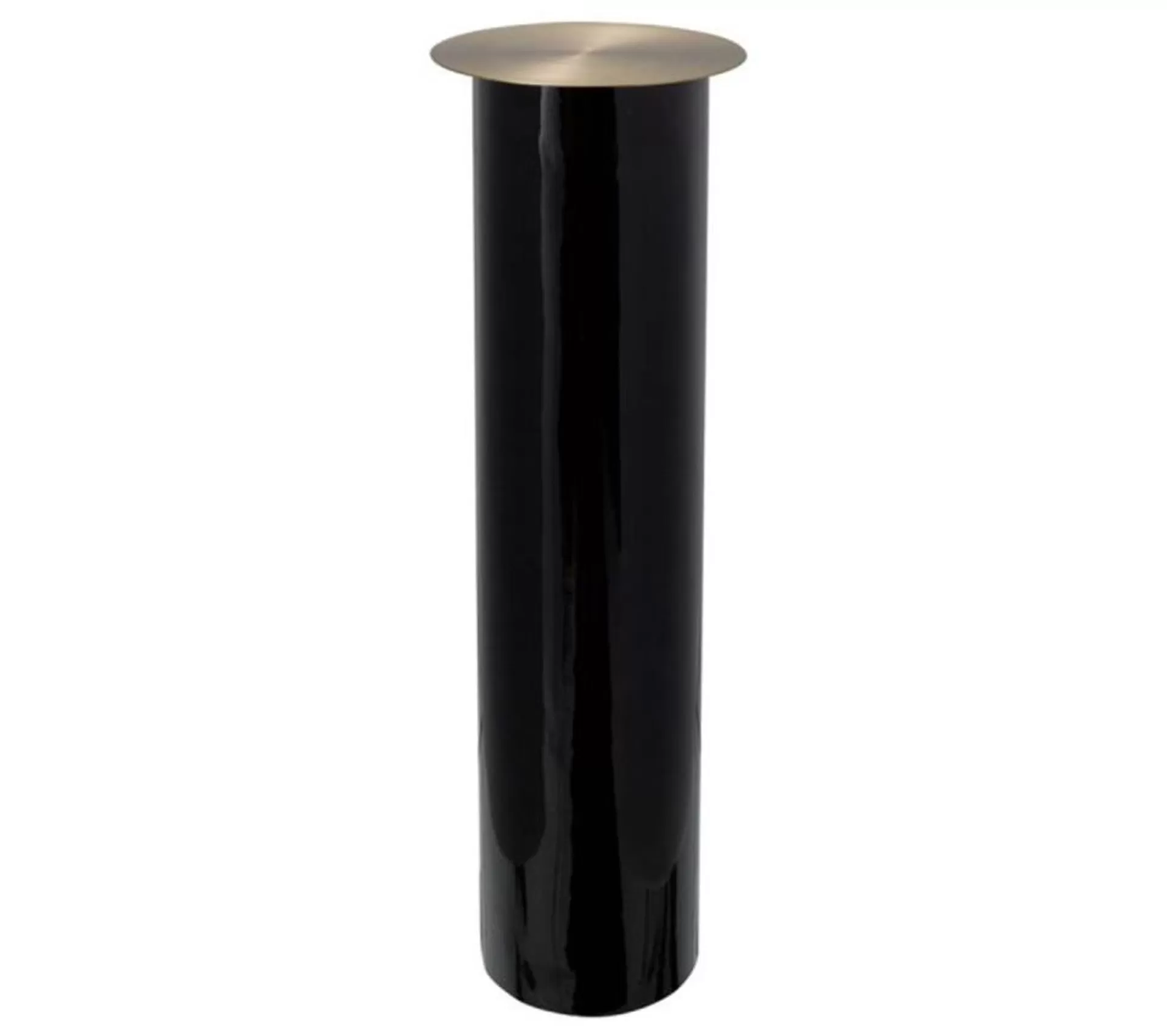 Clearance * Bougeoir De Sol "Colby" 70Cm Noir Et Or