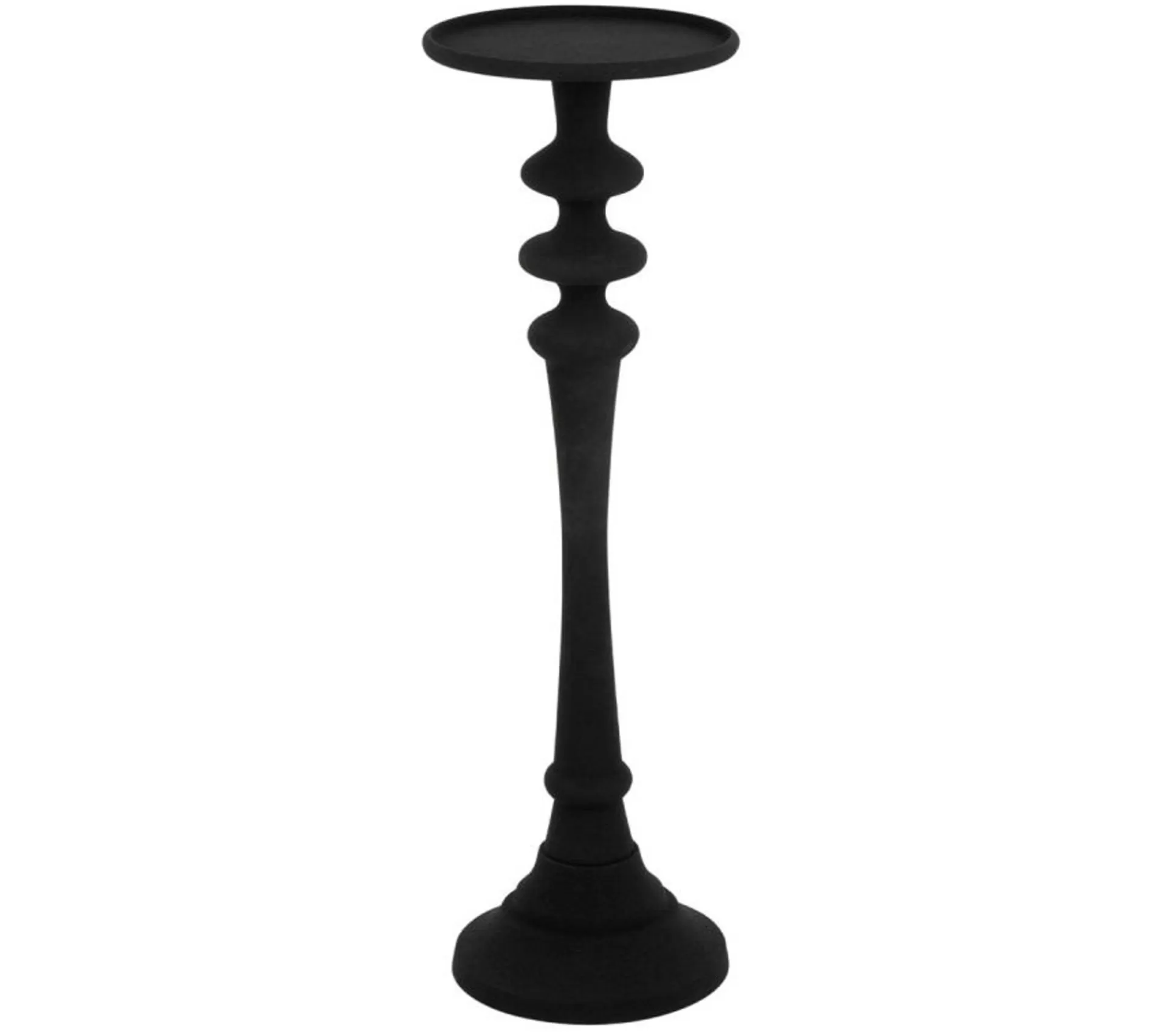 Hot * Bougeoir Design En Aluminium "Croka" 84Cm Noir