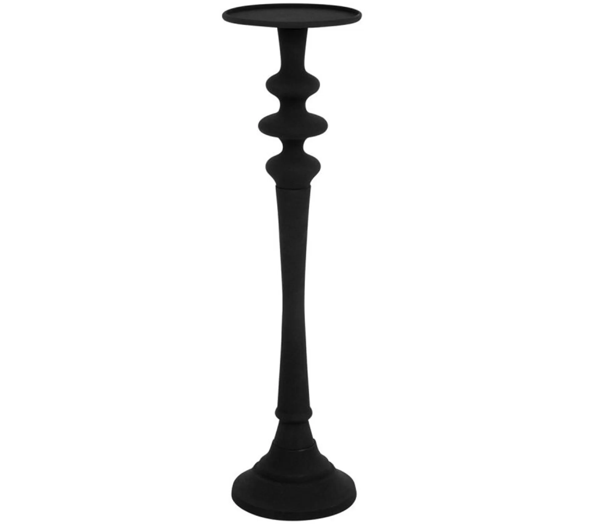 Flash Sale * Bougeoir Design En Aluminium "Croka" 99Cm Noir