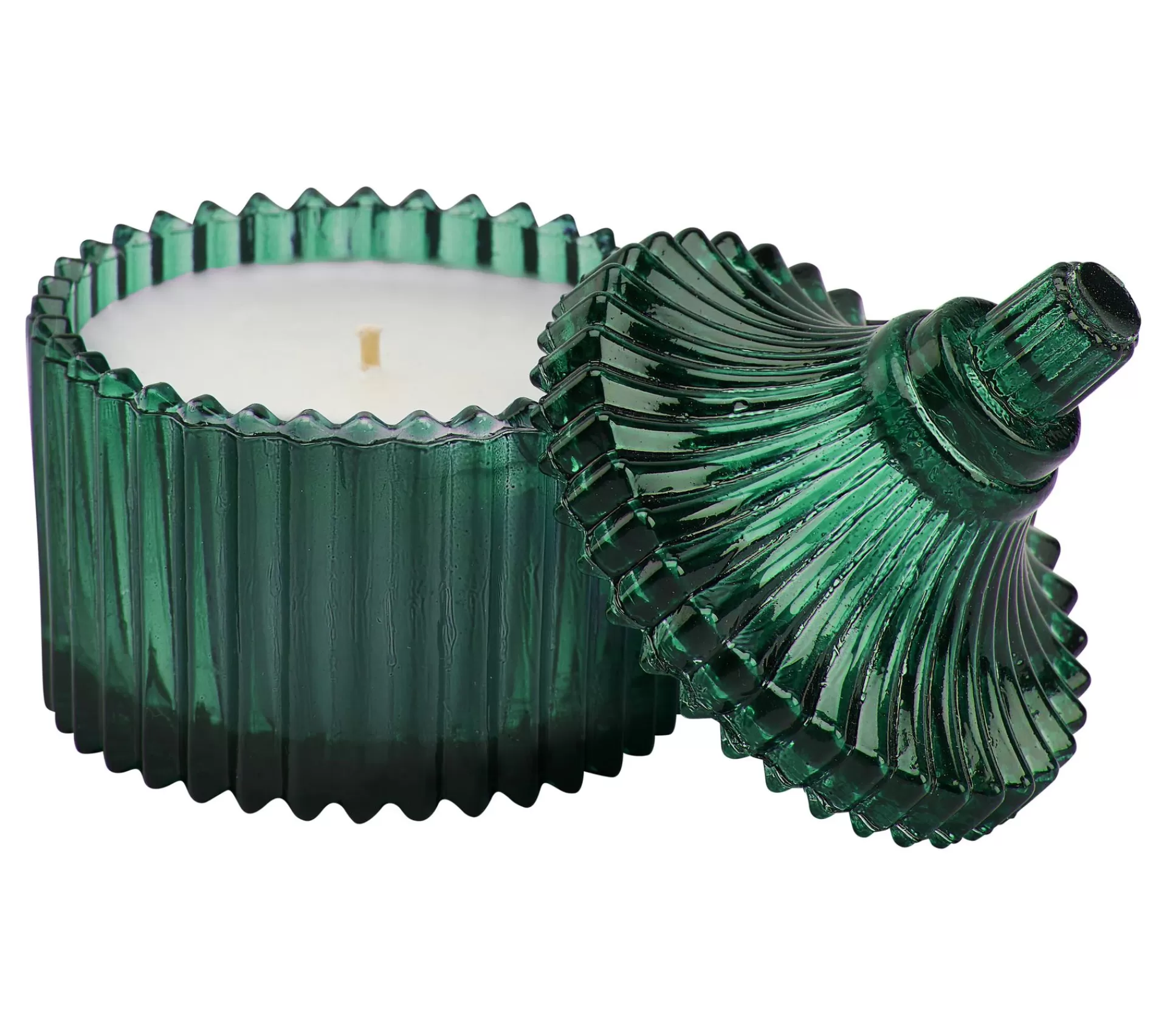 Discount * Bougie Au Lys H. 10 Cm Uda Vert