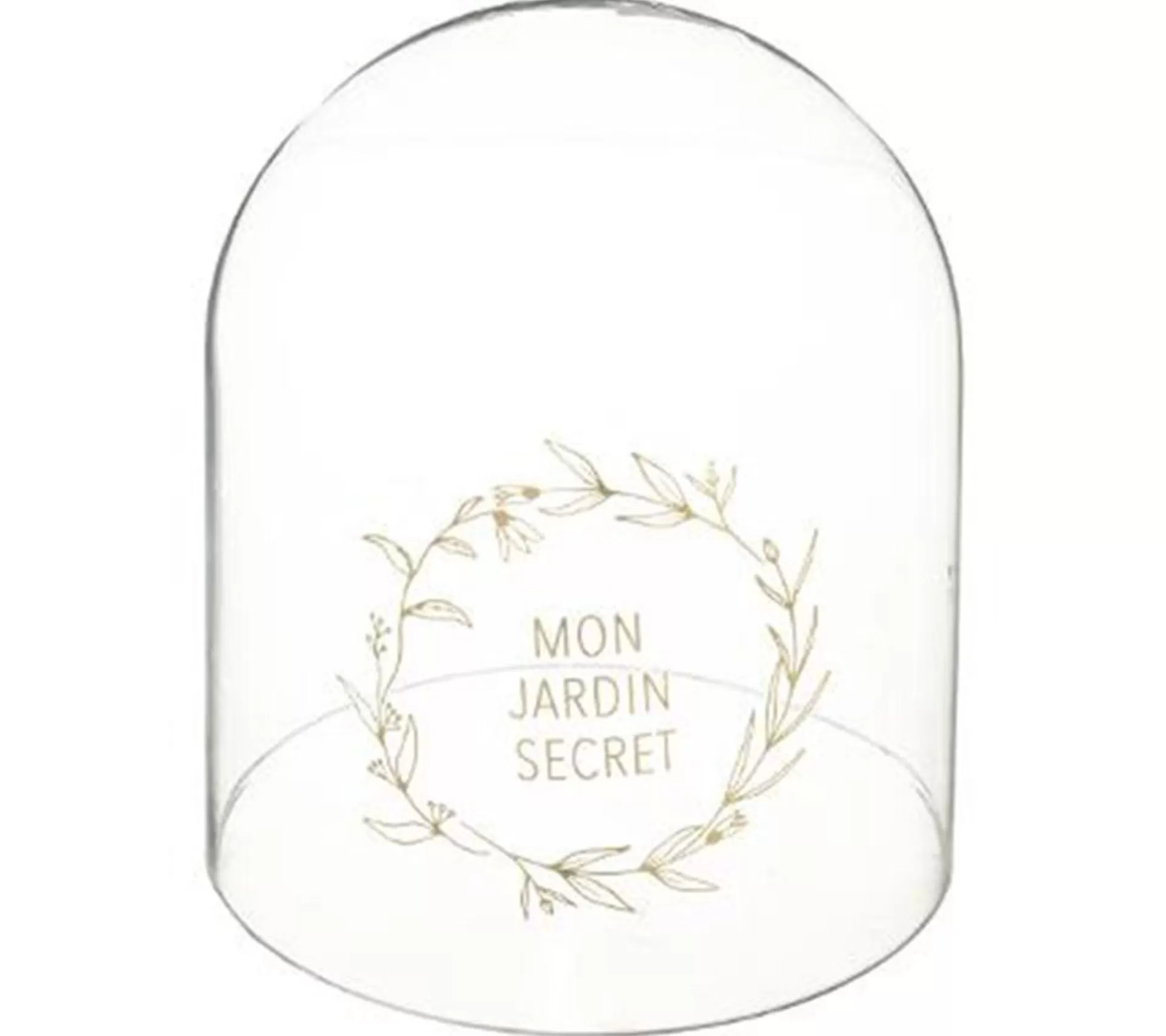 New * Bougie Avec Cloche En Verre "Jardin" 145G Vert