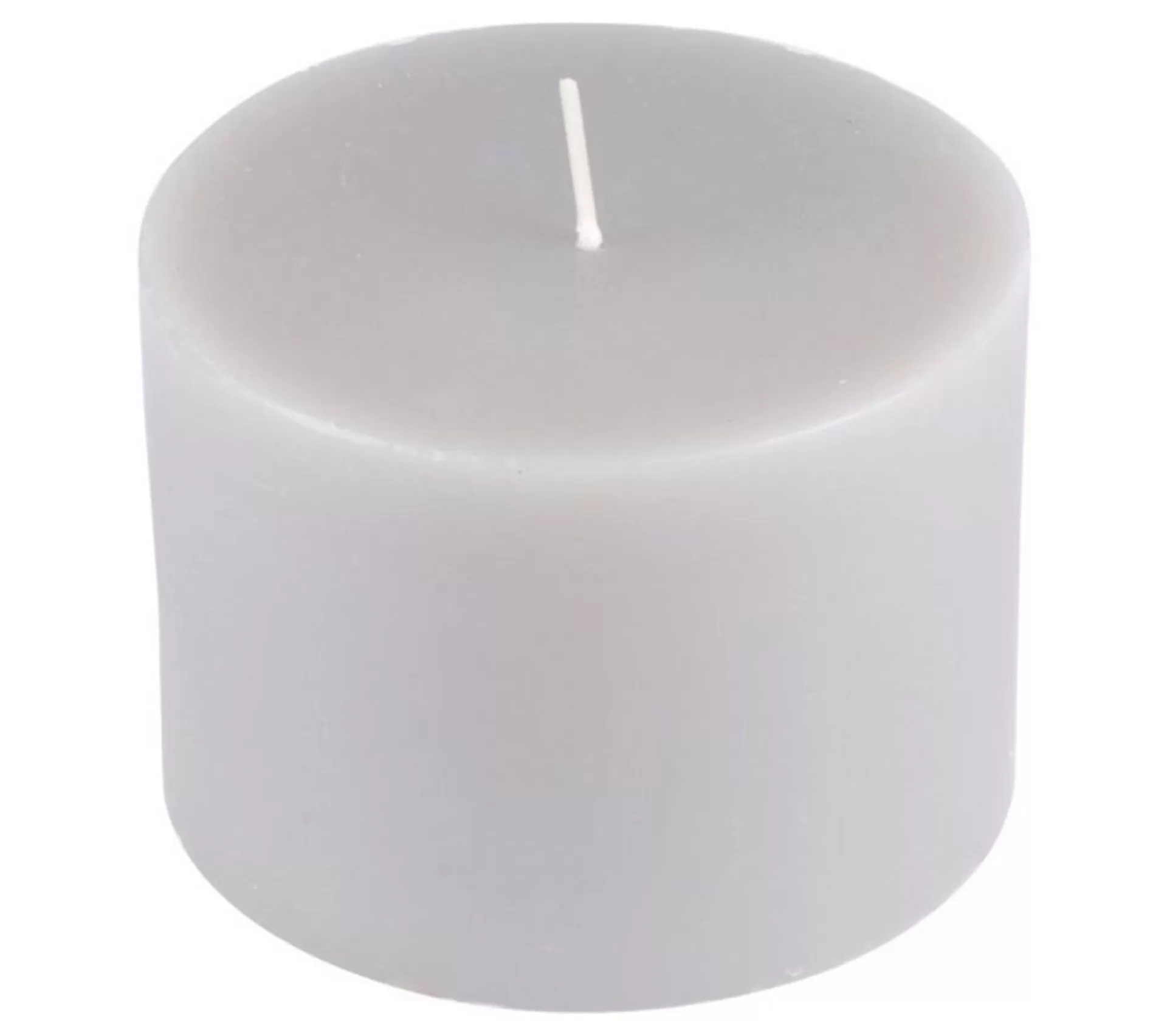 New * Bougie Déco Parfumee "Trendie" 10Cm Perle Givree
