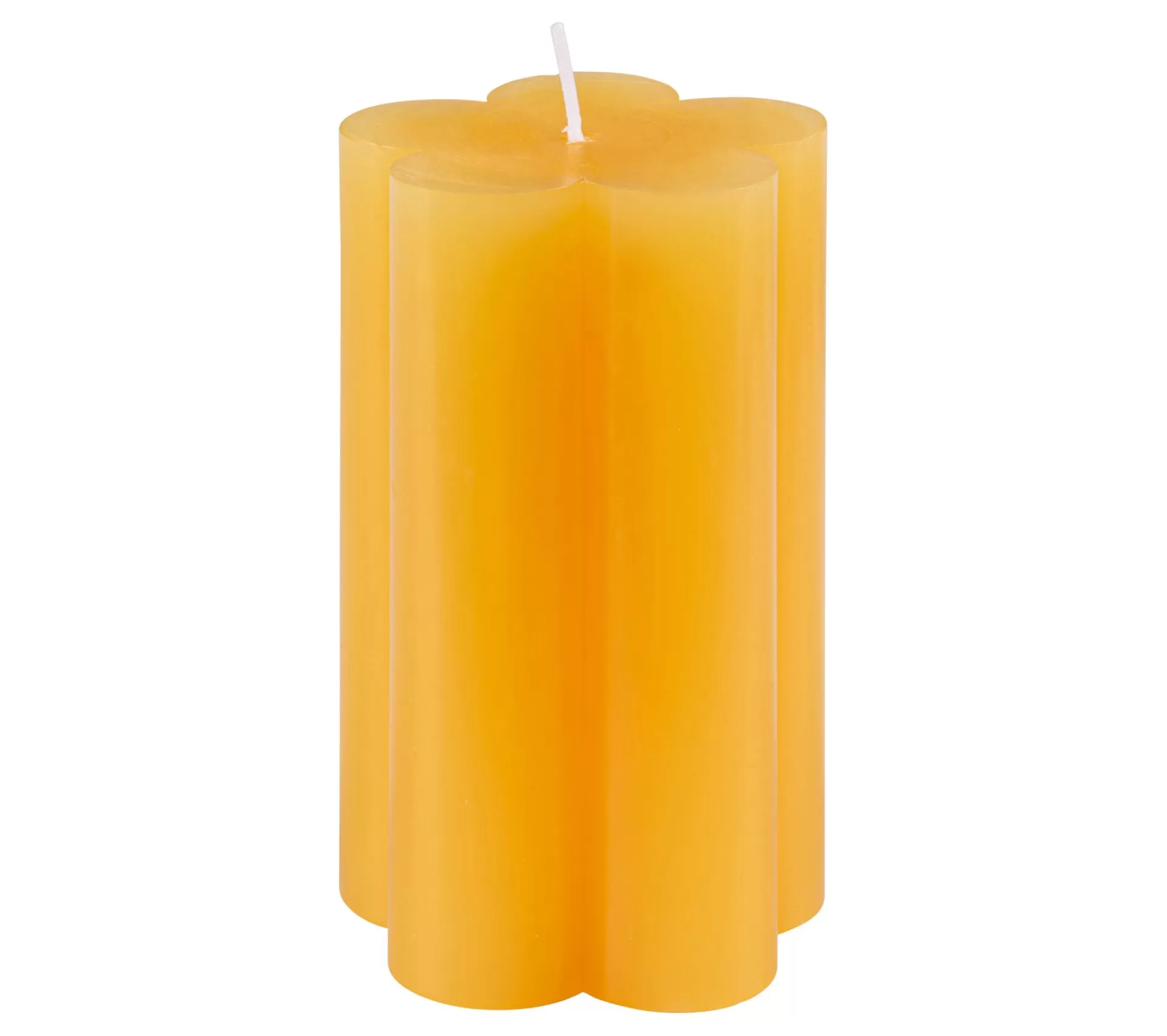 Online * Bougie Fleur Jaune H. 12 Cm Umayma Jaune