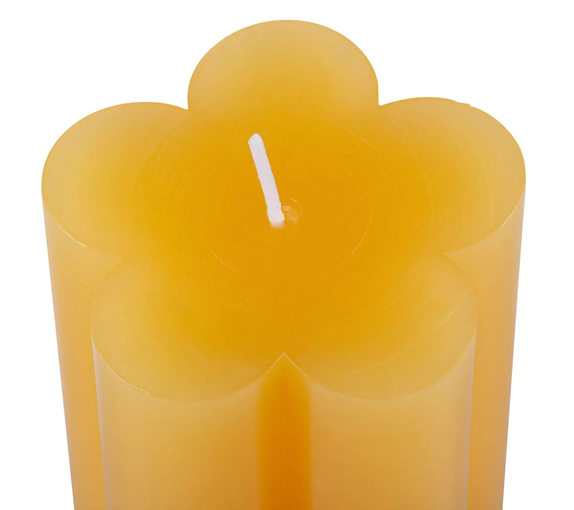 Online * Bougie Fleur Jaune H. 12 Cm Umayma Jaune