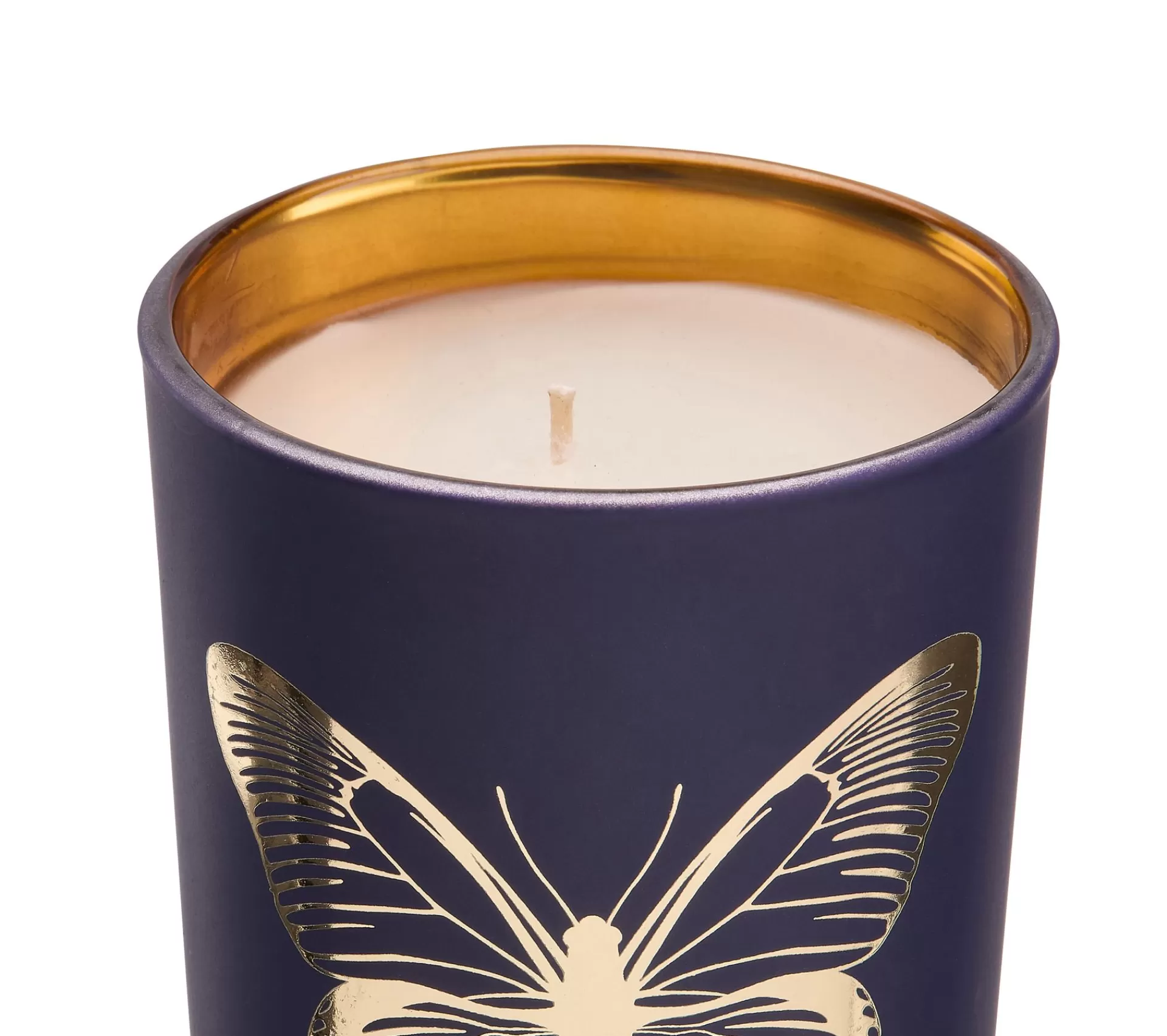 Online * Bougie Papillon H. 8,8 Cm Ulciano Violet