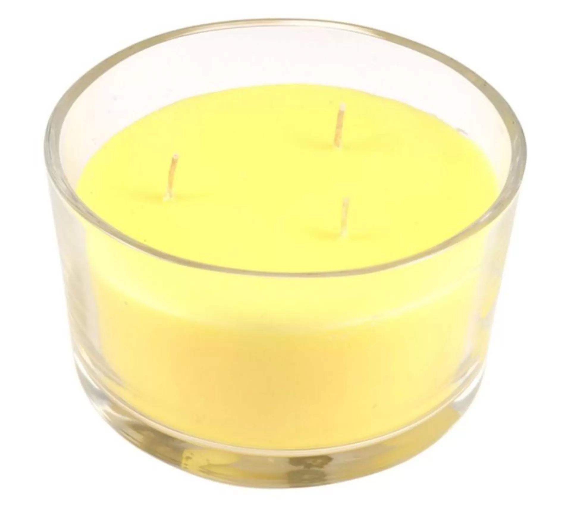 Clearance * Bougie Parfumee 3 Meches "Essentiel" 13Cm Citronnelle