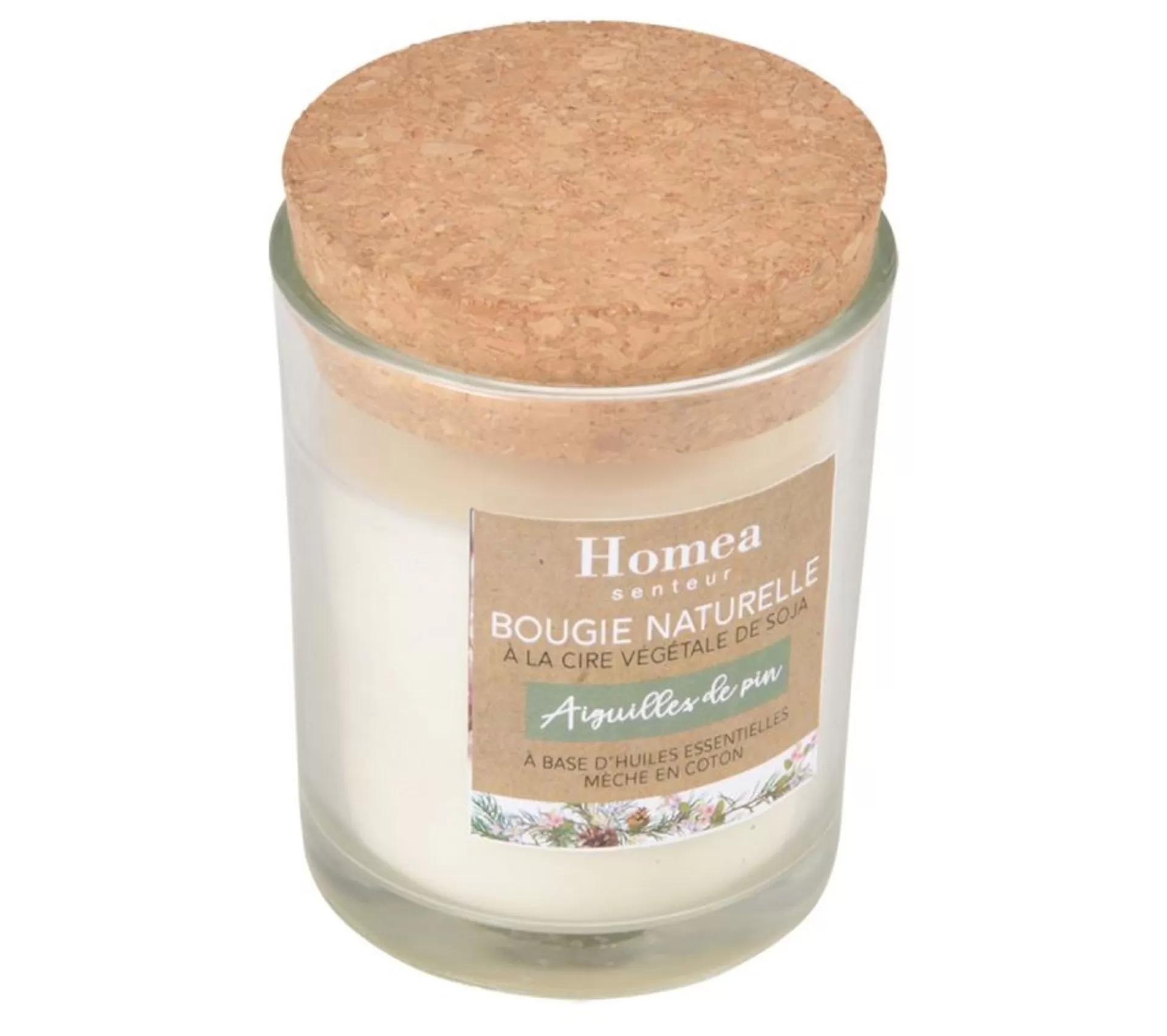 Discount * Bougie Parfumee "Ecologique" 8Cm Aiguilles De Pin