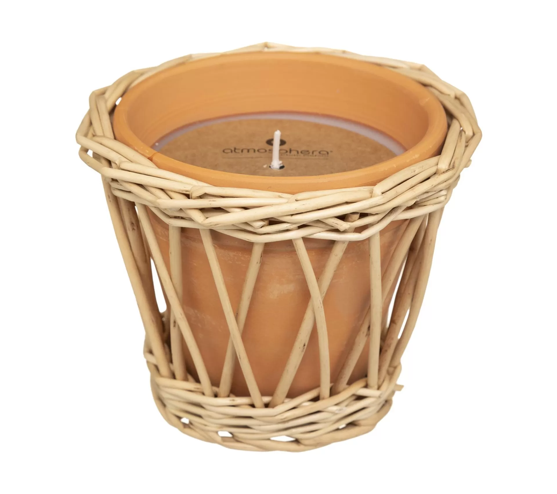 Clearance * Bougie Parfumee En Rotin "Carmen" 120G Citronnelle