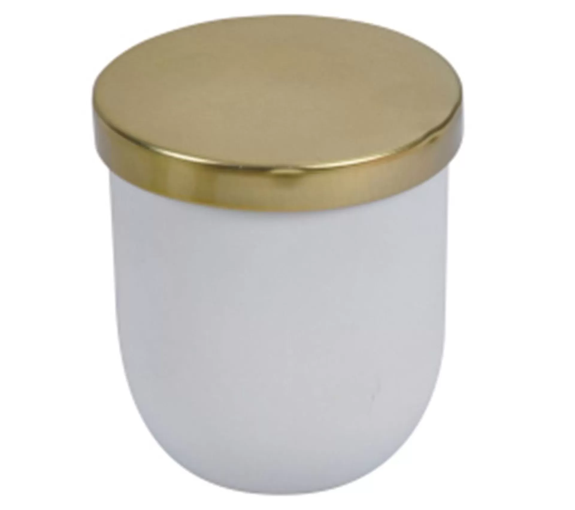 Discount * Bougie Parfumee Et Couvercle "Mystic" 8Cm Blanc