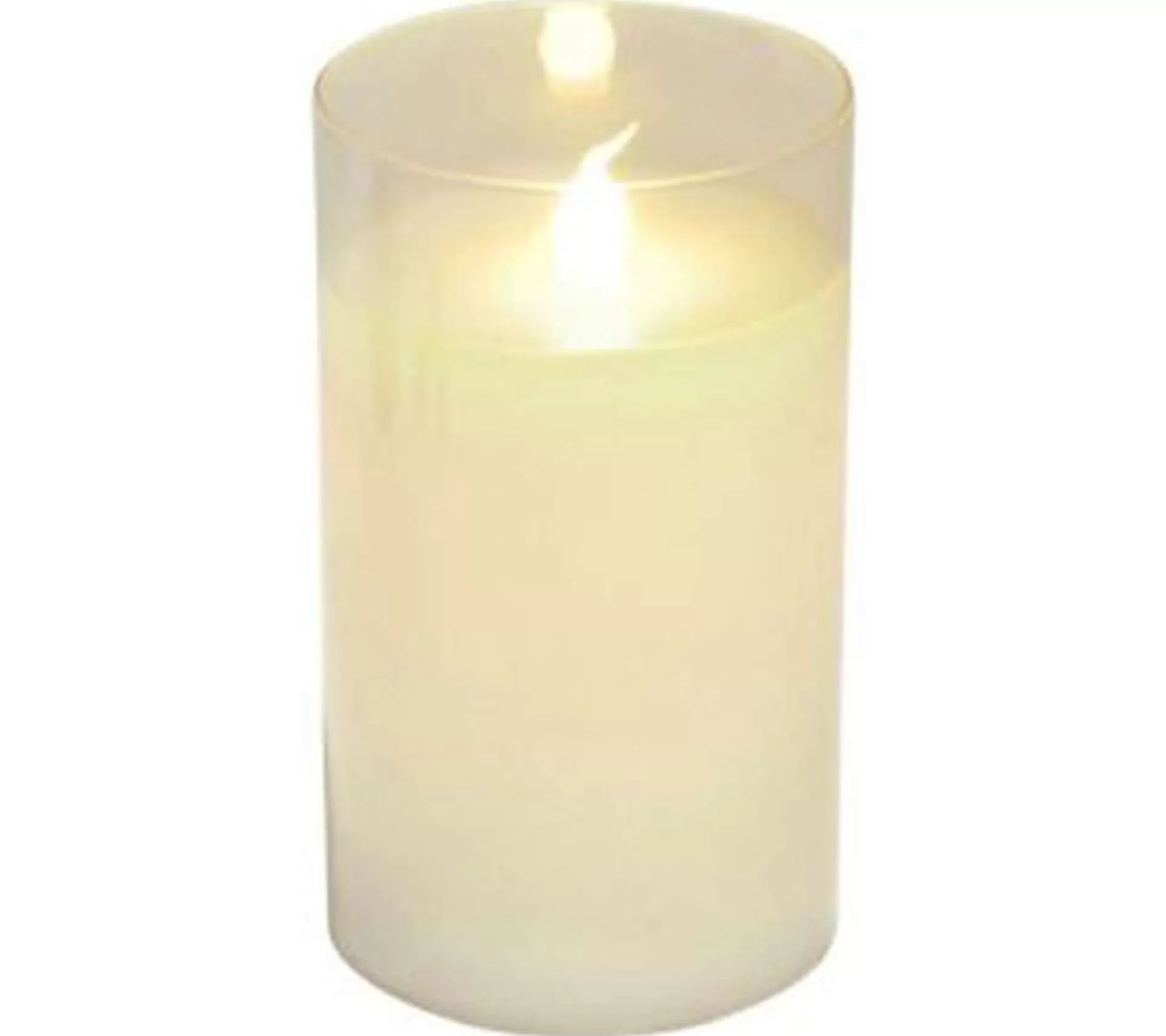 Online * Bougie Ronde Led "Verrine" 12Cm Blanc