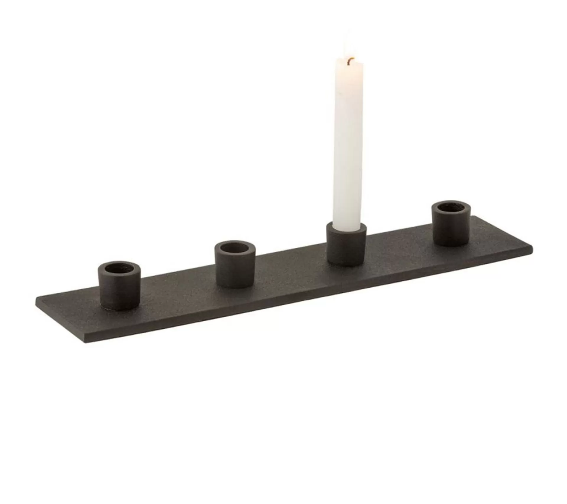 New * Chandelier 4 Parties "Marbelous" 40Cm Noir Mat