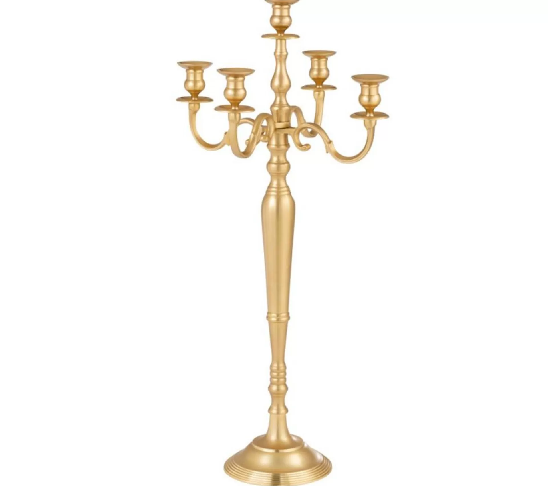 Flash Sale * Chandelier Déco "5 Supports" 97Cm Or