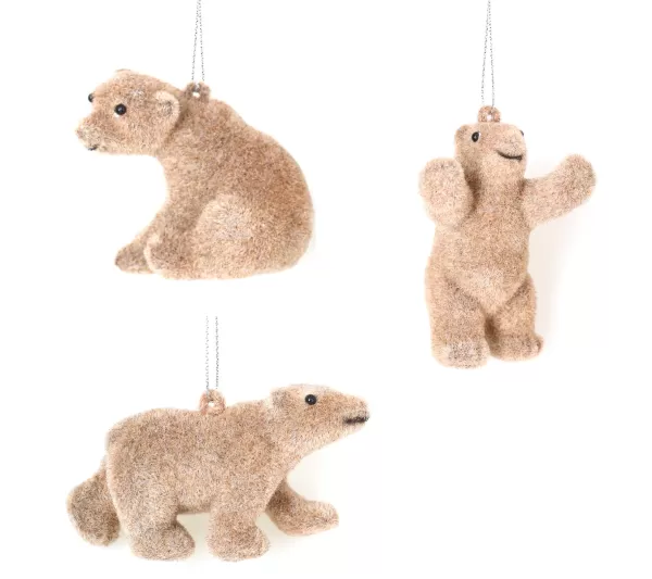 DOUCEUR D'INTERIEUR Guirlande Et Boule De Sapin^Douceur D'Interieur 2 Suspensions Ours De Noël