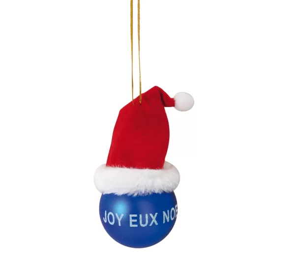 DOUCEUR D'INTERIEUR Guirlande Et Boule De Sapin^Douceur D'Interieur Boule De Noël Bleu Avec Bonnet