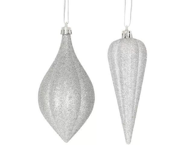DOUCEUR D'INTERIEUR Guirlande Et Boule De Sapin^Douceur D'Interieur Deux Suspensions Glacons Argent