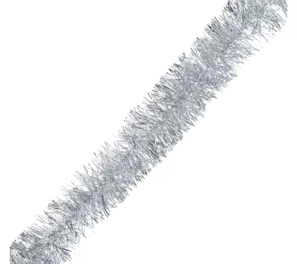 DOUCEUR D'INTERIEUR Guirlande Et Boule De Sapin^Douceur D'Interieur Guirlande 2M Argent 6 Plis
