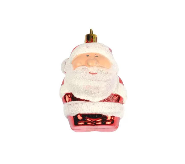 DOUCEUR D'INTERIEUR Guirlande Et Boule De Sapin^Douceur D'Interieur Suspension Pere Noël Rouge
