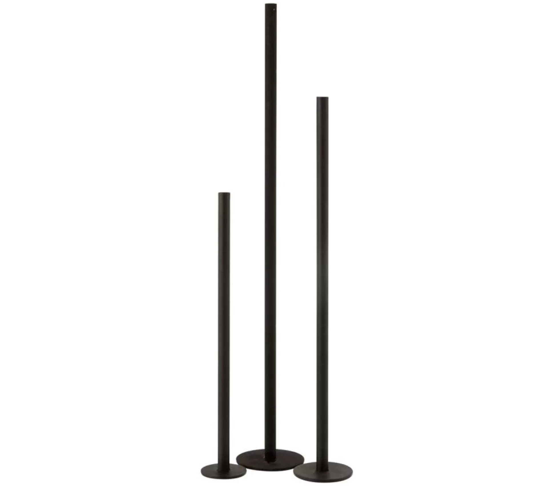 Fashion * Lot De 3 Chandeliers "Marbelous" 100Cm Noir Mat