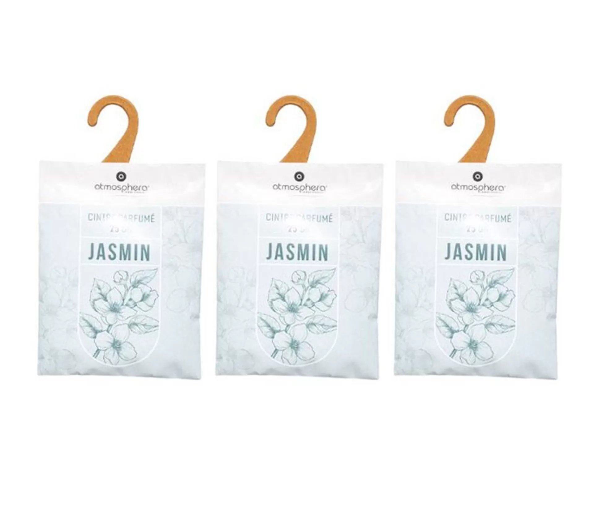 Fashion * Lot De 3 Cintres Parfumes "Accro" 14Cm Jasmin