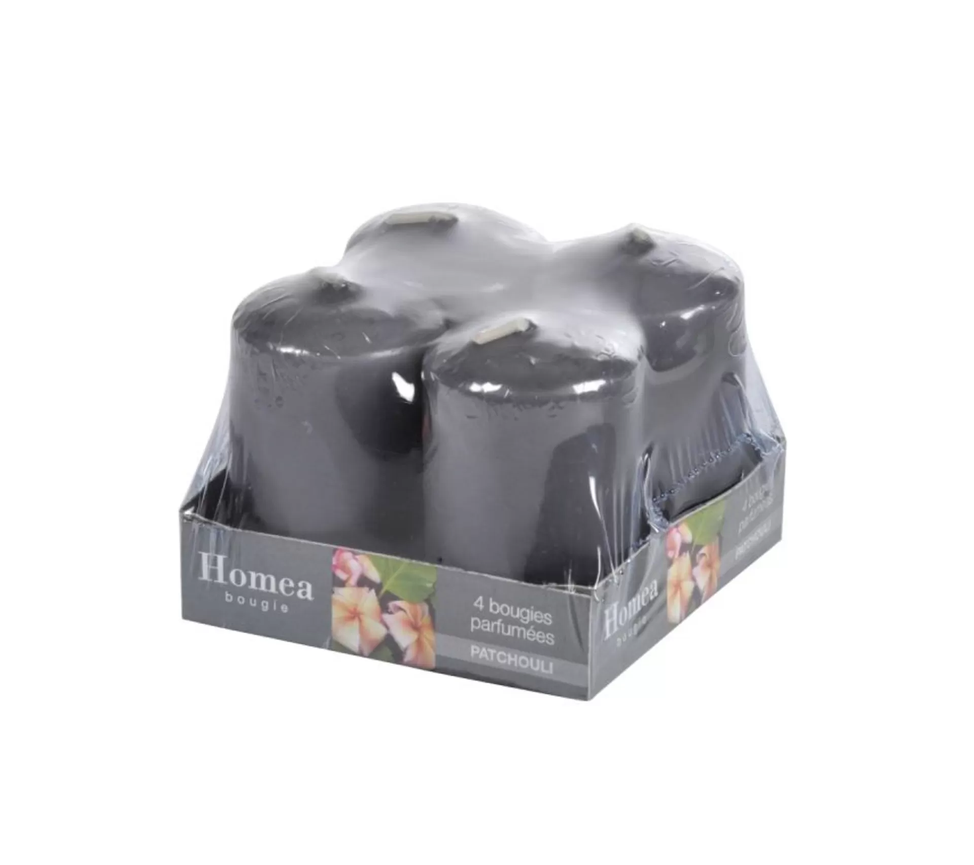Online * Lot De 4 Bougies Parfumees "Essentiel" 6Cm Patchouli