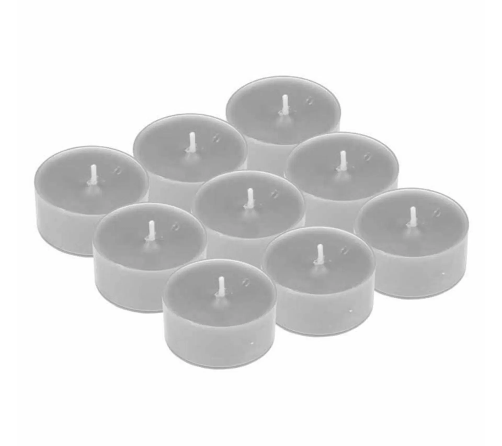 New * Lot De 9 Bougies Parfumees Chauffe-Plat "Trendie" Perle Givree
