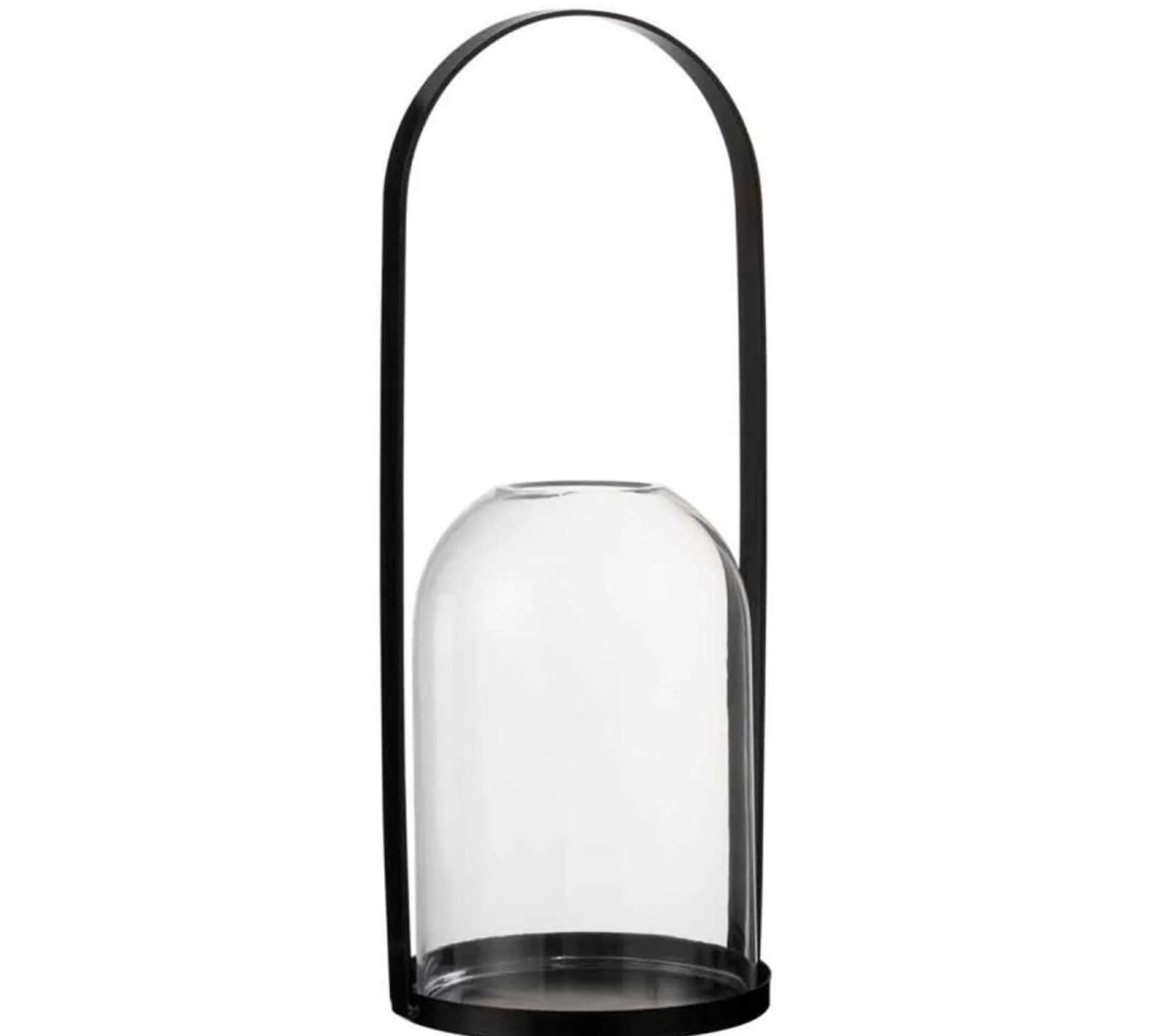 Flash Sale * Photophore Design "Demi Cercle Metal" 33Cm Noir