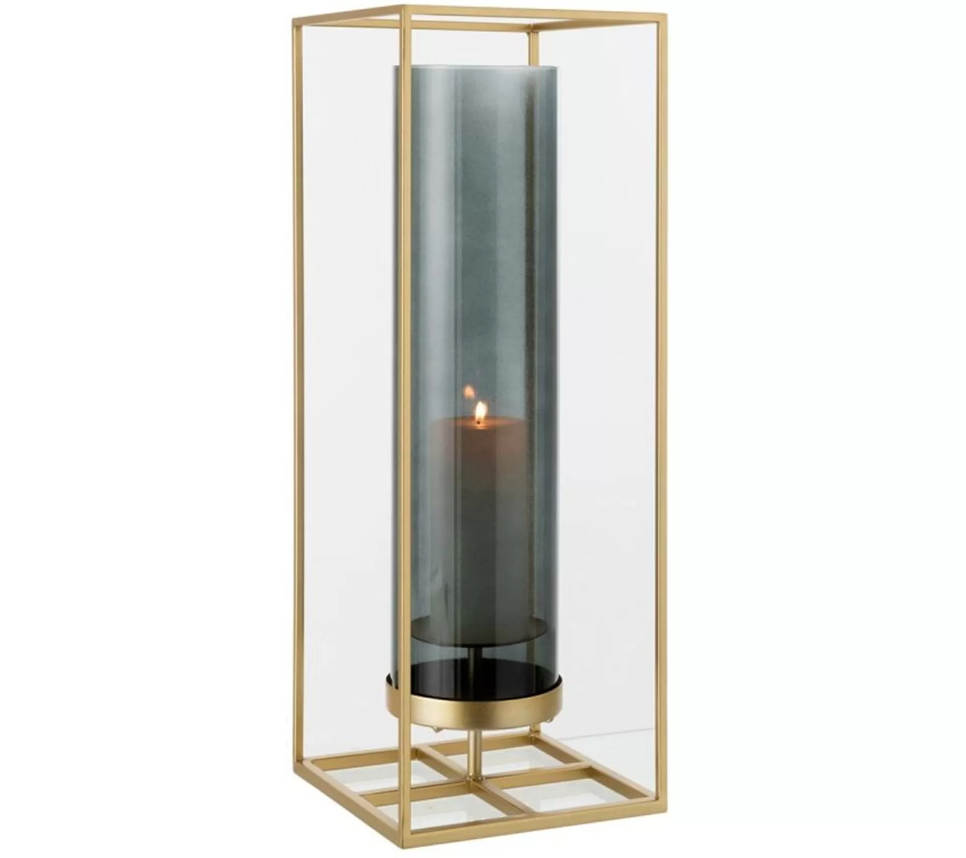 Clearance * Photophore Design En Metal "Sparkle" 55Cm Or