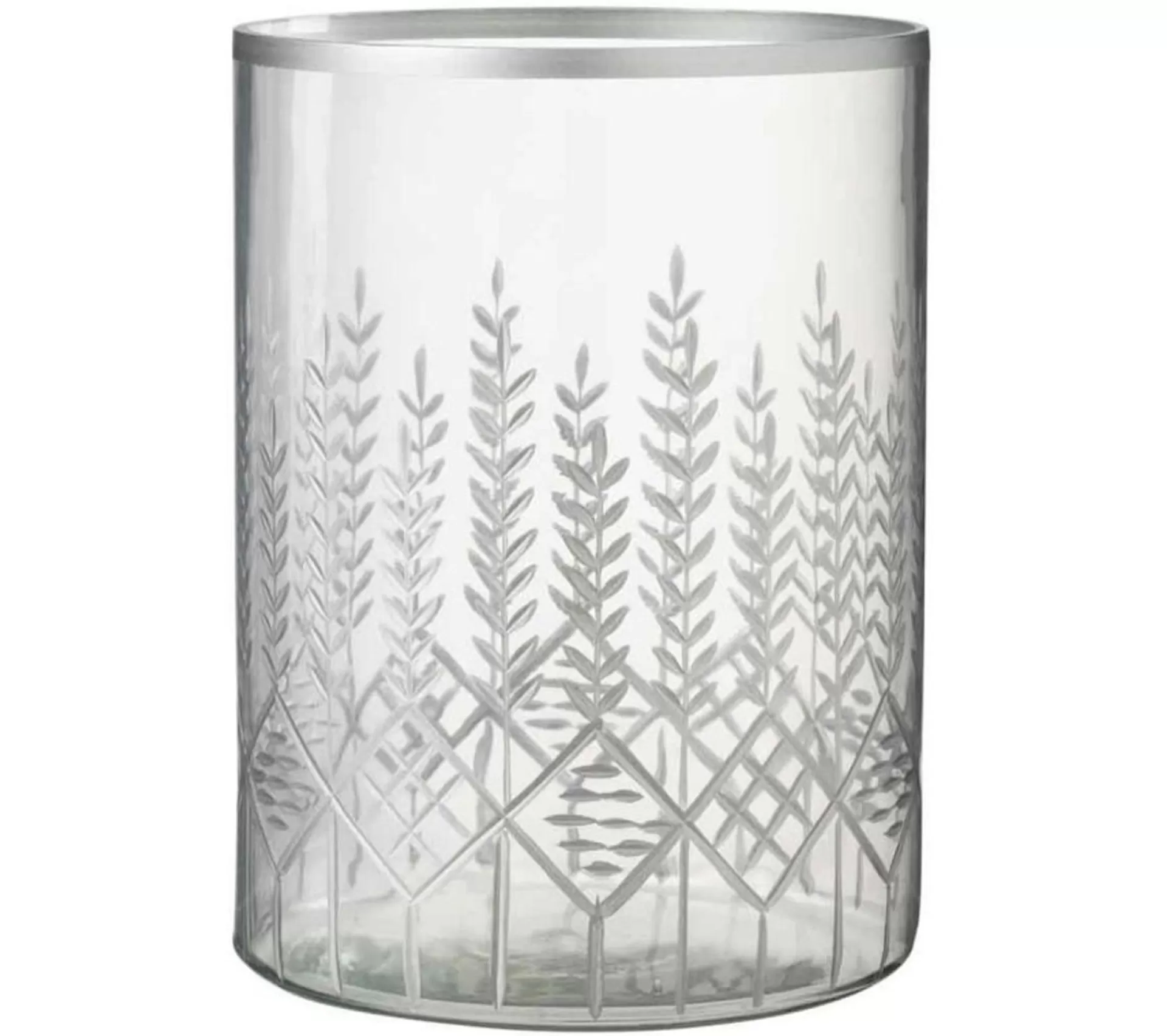 Clearance * Photophore Design En Verre "Chloe" 26Cm Transparent