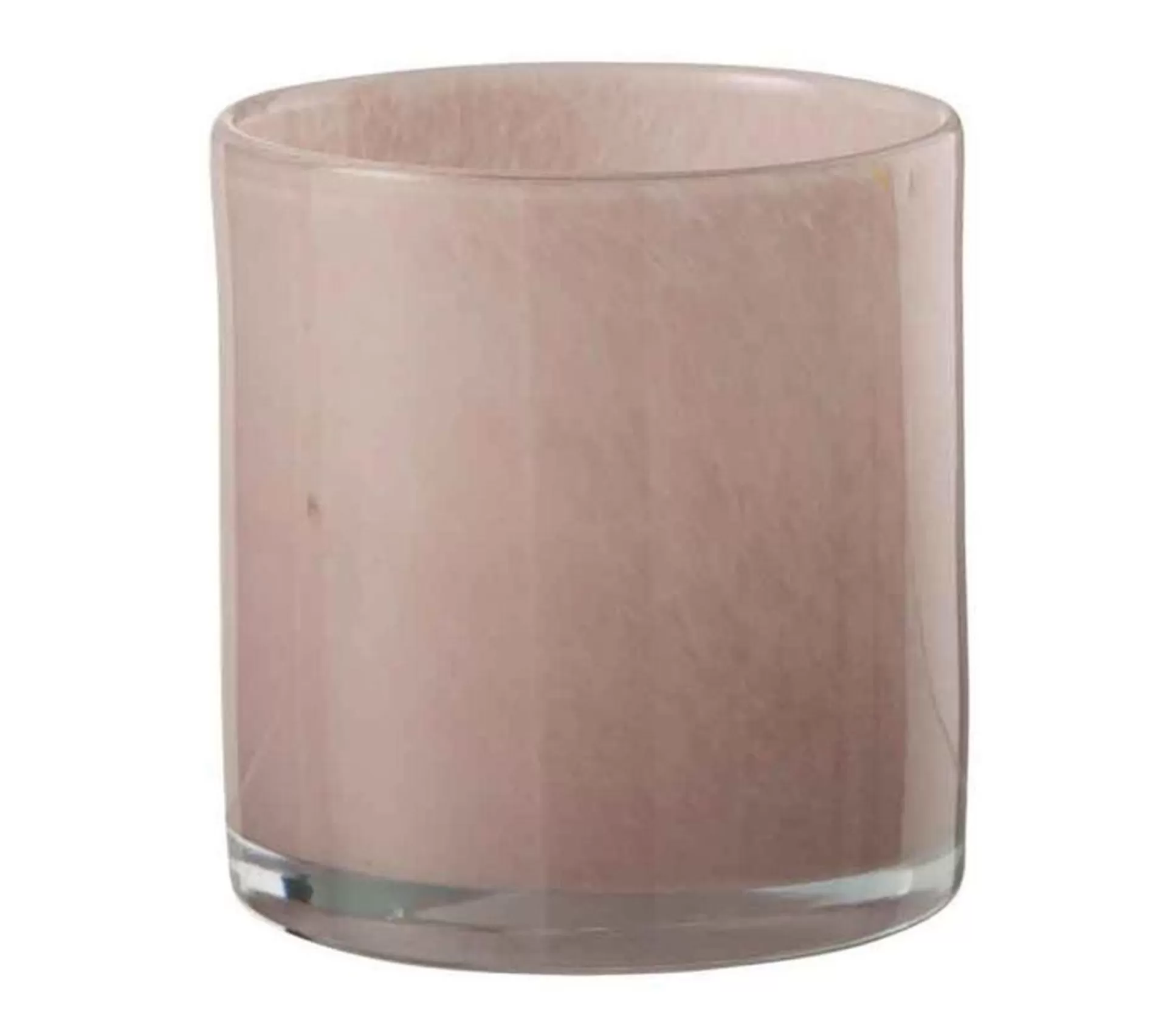 Flash Sale * Photophore Design En Verre "Jade" 12Cm Rose