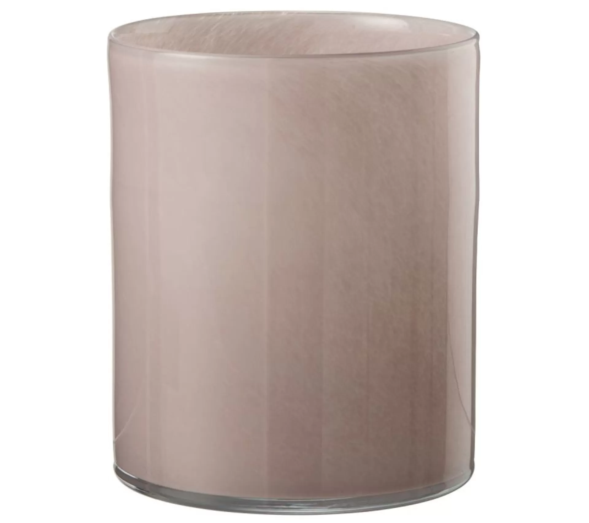 Flash Sale * Photophore Design En Verre "Jade" 18Cm Rose