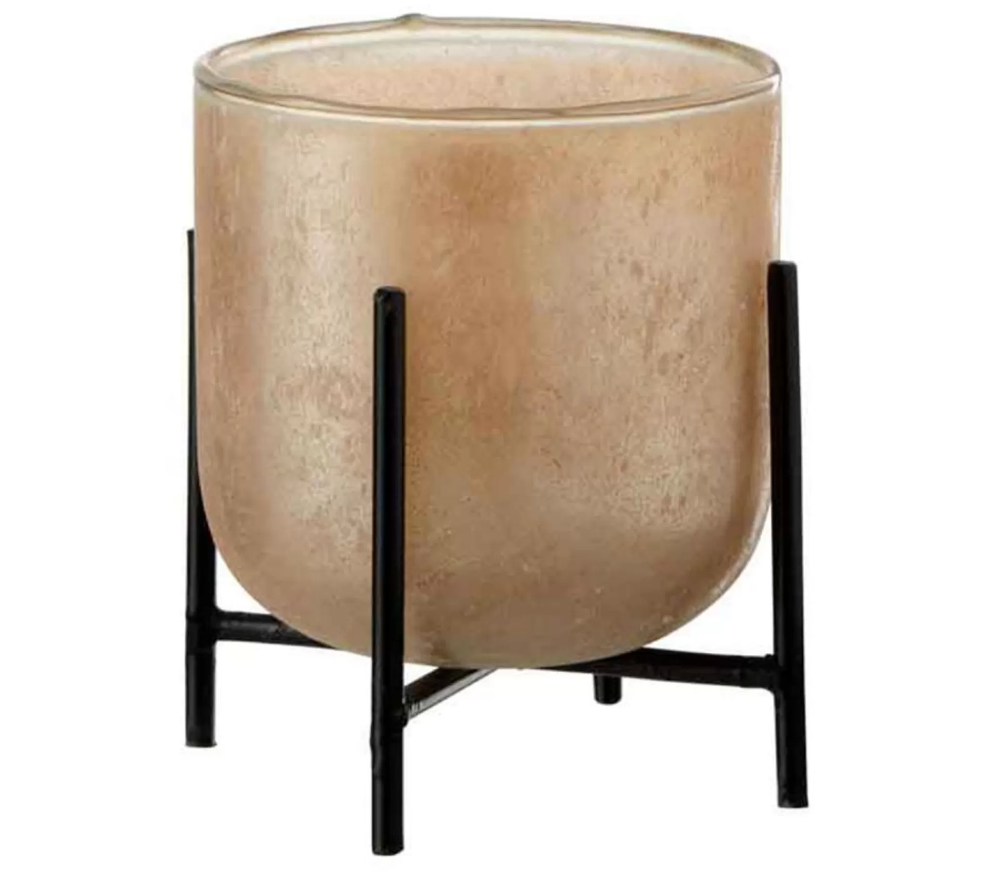 Flash Sale * Photophore Sur Pied Déco "Astor" 16Cm Ambre