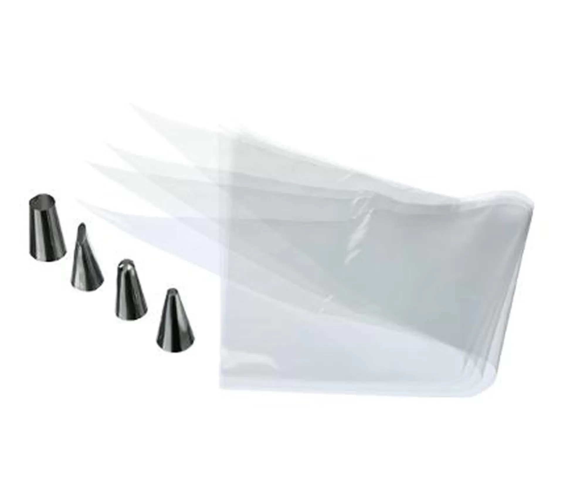 Clearance * Poche A Douille Et 4 Embouts "Jetable" 20Cm Transparent