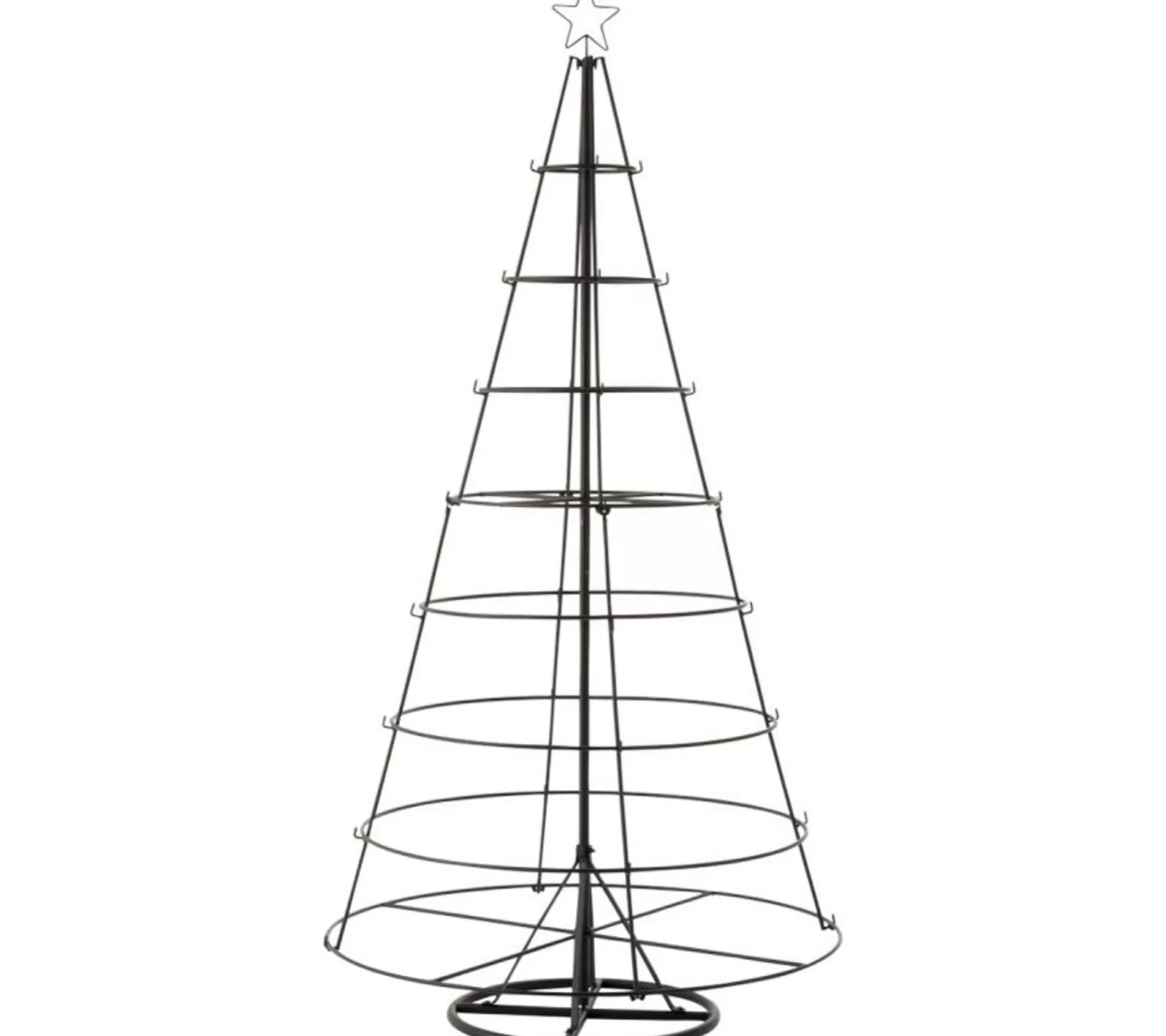 Hot * Statue Déco "Arbre De Noël 8 Niveaux" 188Cm Noir