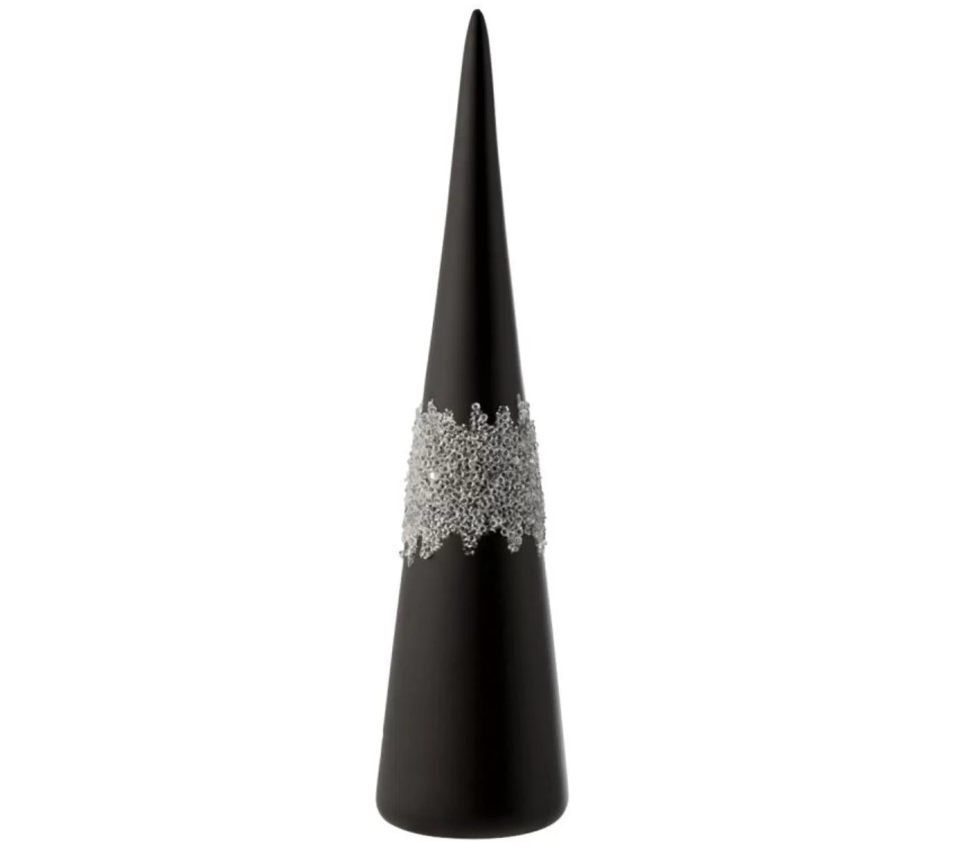 Discount * Statuette Déco "Cone Glace Diamant" 42Cm Noir