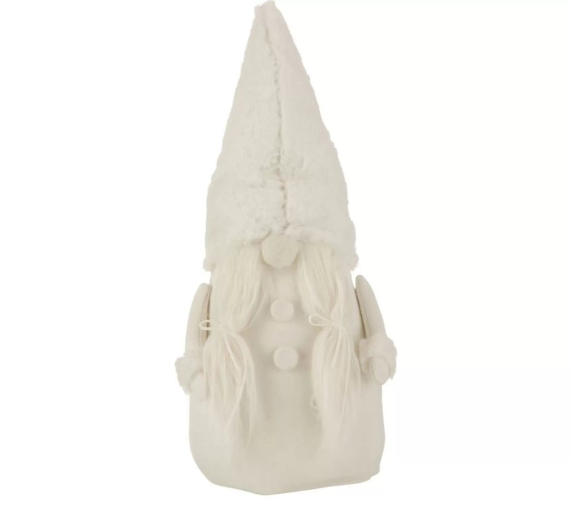 Fashion * Statuette Déco "Pere Noël Bonnet" 44Cm Beige